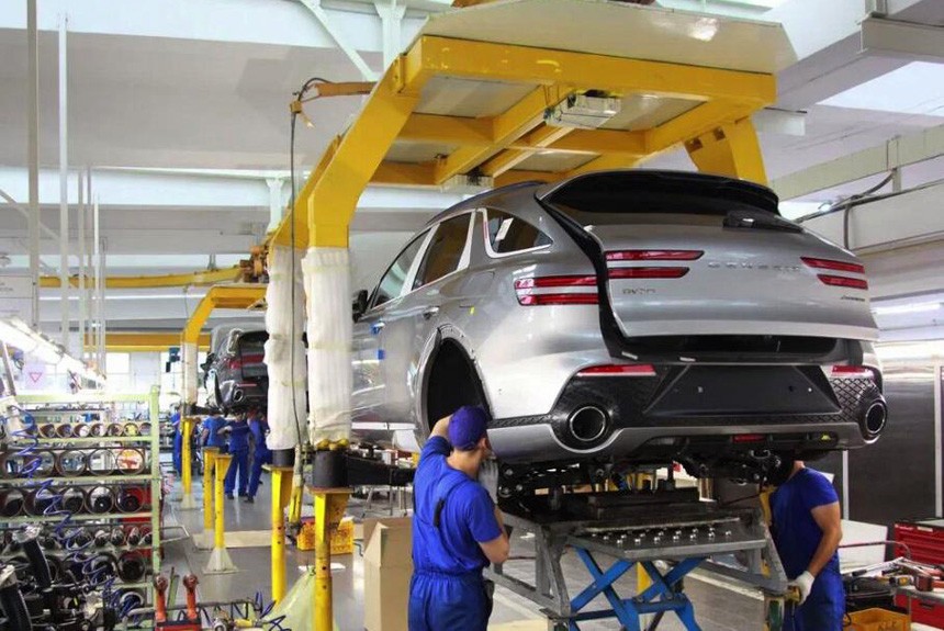 Автотор начал сборку кроссоверов Genesis GV70 Автотор начал сборку кроссоверов Genesis GV70