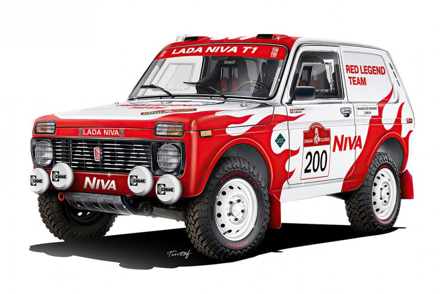 Лада Нива поедет в Дакаре с поддержкой АВТОВАЗа