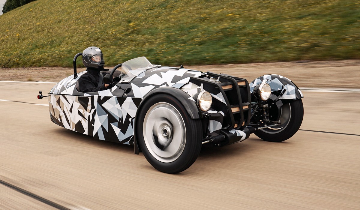 Трехколесный Morgan вернется с двигателем Ford Трехколесный Morgan вернется с двигателем Ford