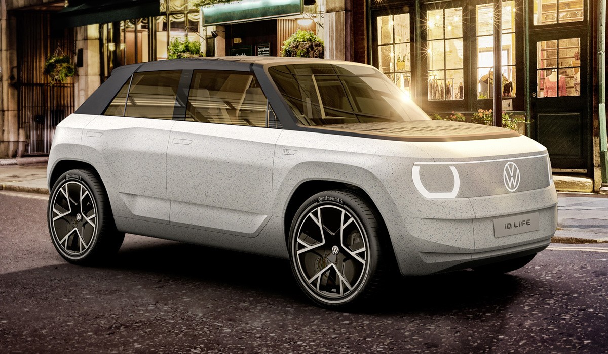 Кроссовер Volkswagen ID. Life представлен с кинотеатром в салоне