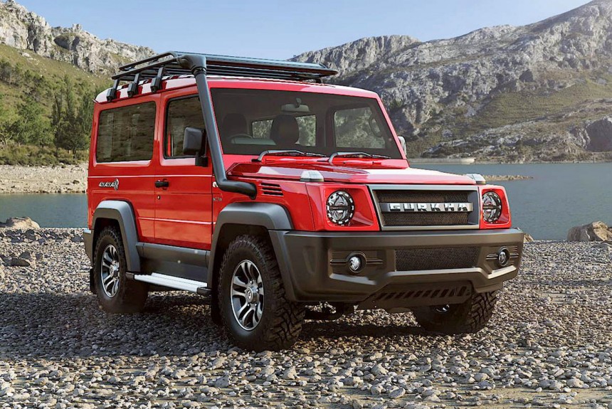 Внедорожник Force Gurkha нового поколения сохранил все блокировки Внедорожник Force Gurkha нового поколения сохранил все блокировки