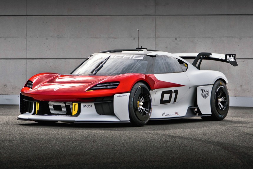 Гоночный Porsche Mission R создан для электрического монокубка Гоночный Porsche Mission R создан для электрического монокубка