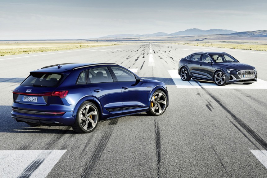 Трехмоторный Audi e-tron S выходит на российский рынок Трехмоторный Audi e-tron S выходит на российский рынок