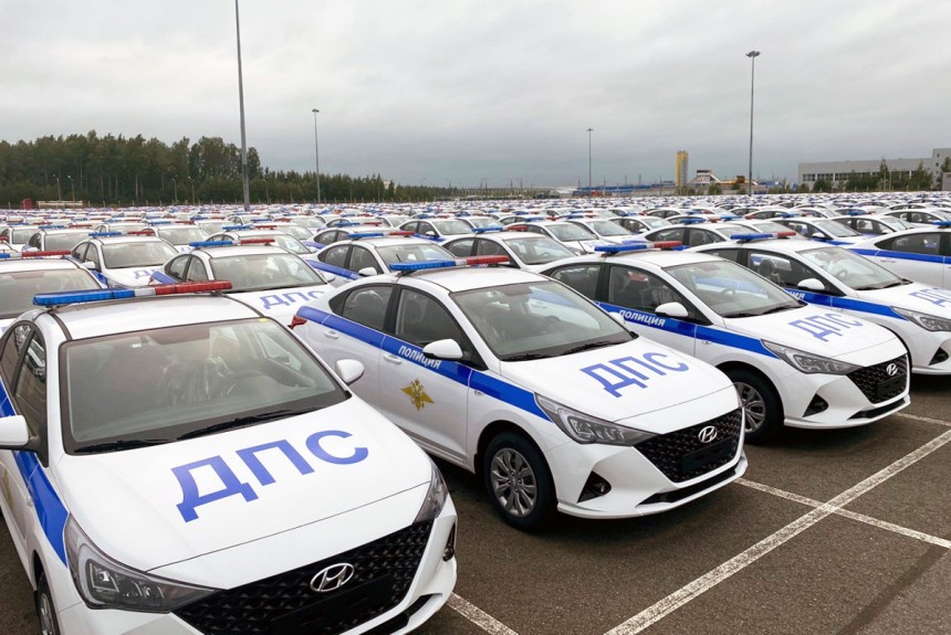 В парк ДПС передано 2500 седанов Hyundai Solaris В парк ДПС передано 2500 седанов Hyundai Solaris