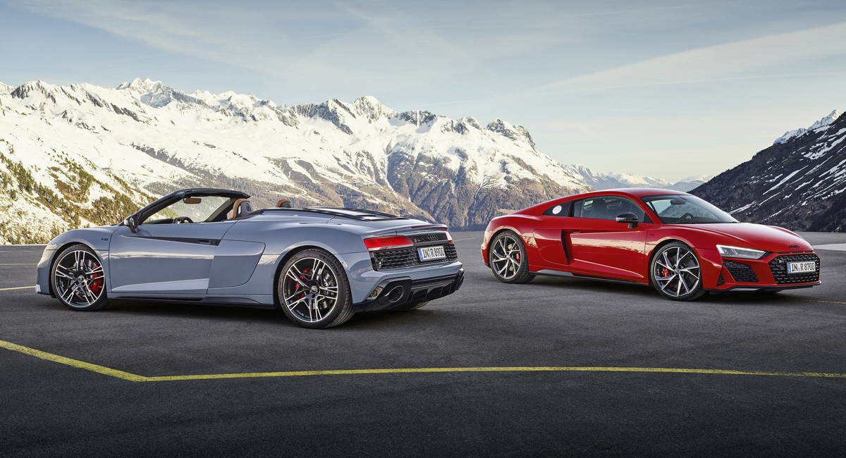 Заднеприводный Audi R8 стал мощнее и быстрее Заднеприводный Audi R8 стал мощнее и быстрее