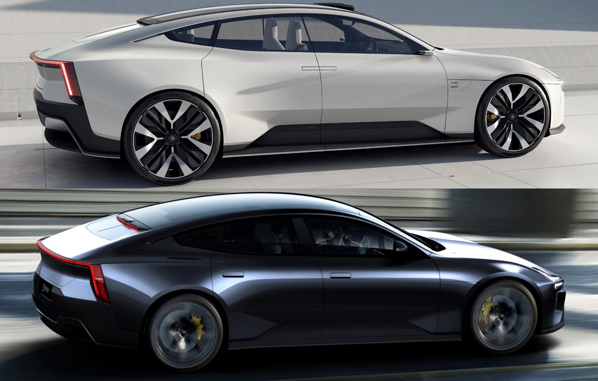 Серийный седан Polestar 5: первое изображение Серийный седан Polestar 5: первое изображение
