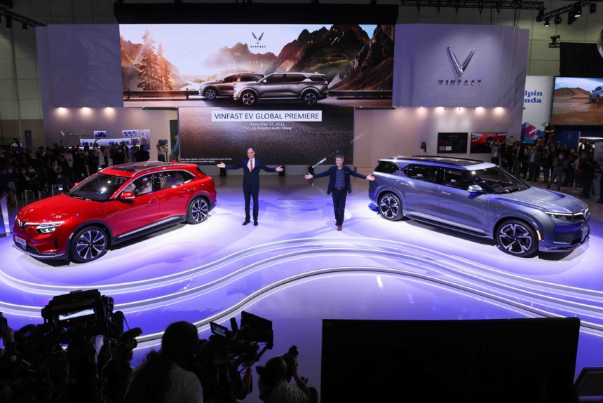 Вьетнамские электромобили VinFast дебютировали в США Вьетнамские электромобили VinFast дебютировали в США