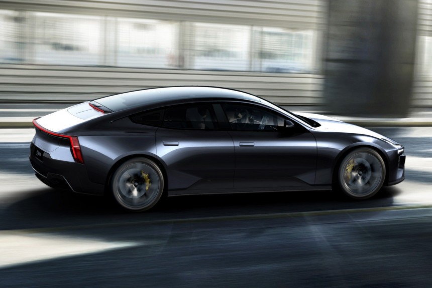 Серийный седан Polestar 5: первое изображение Серийный седан Polestar 5: первое изображение