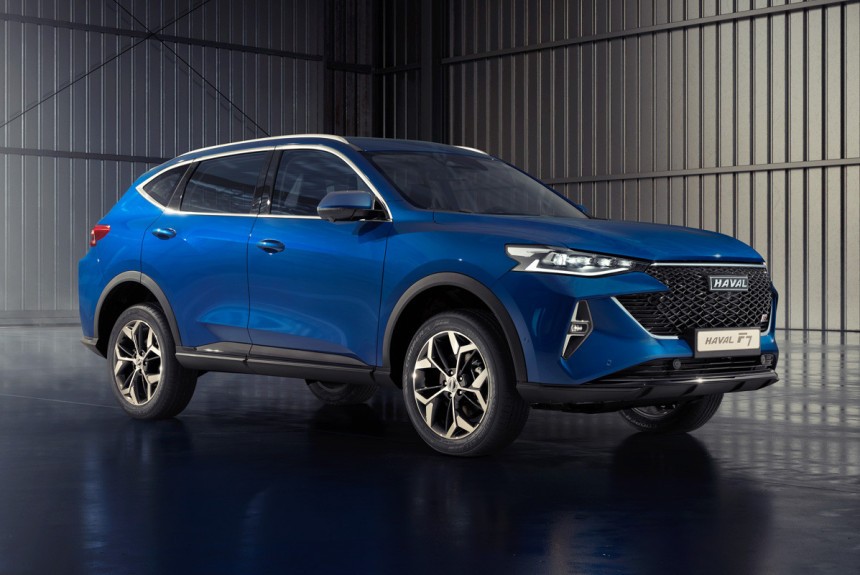 Обновленные кроссоверы Haval F7 и F7x: в России раньше, чем в Китае