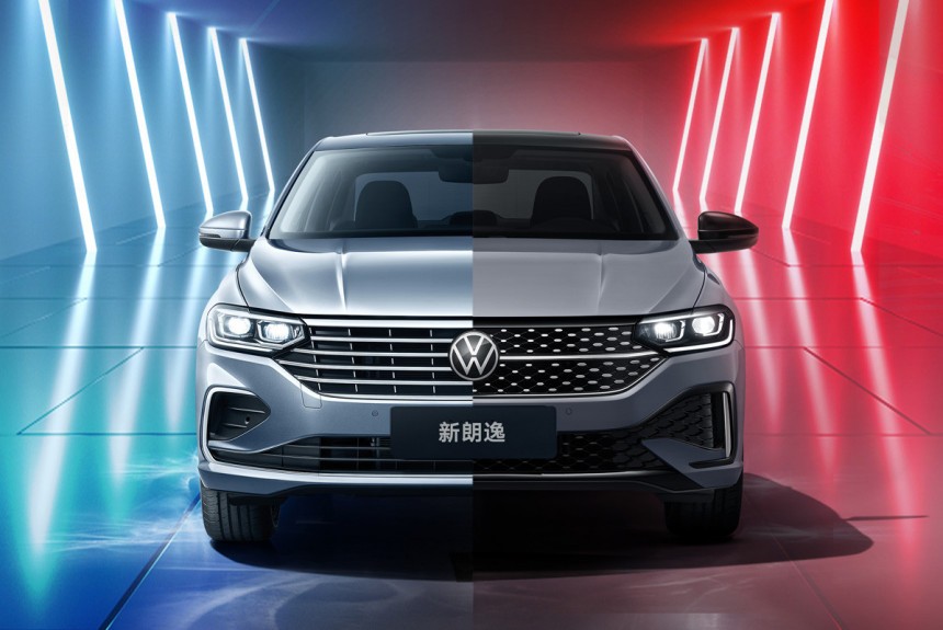 Обновленный седан Volkswagen Lavida дебютировал в двух версиях