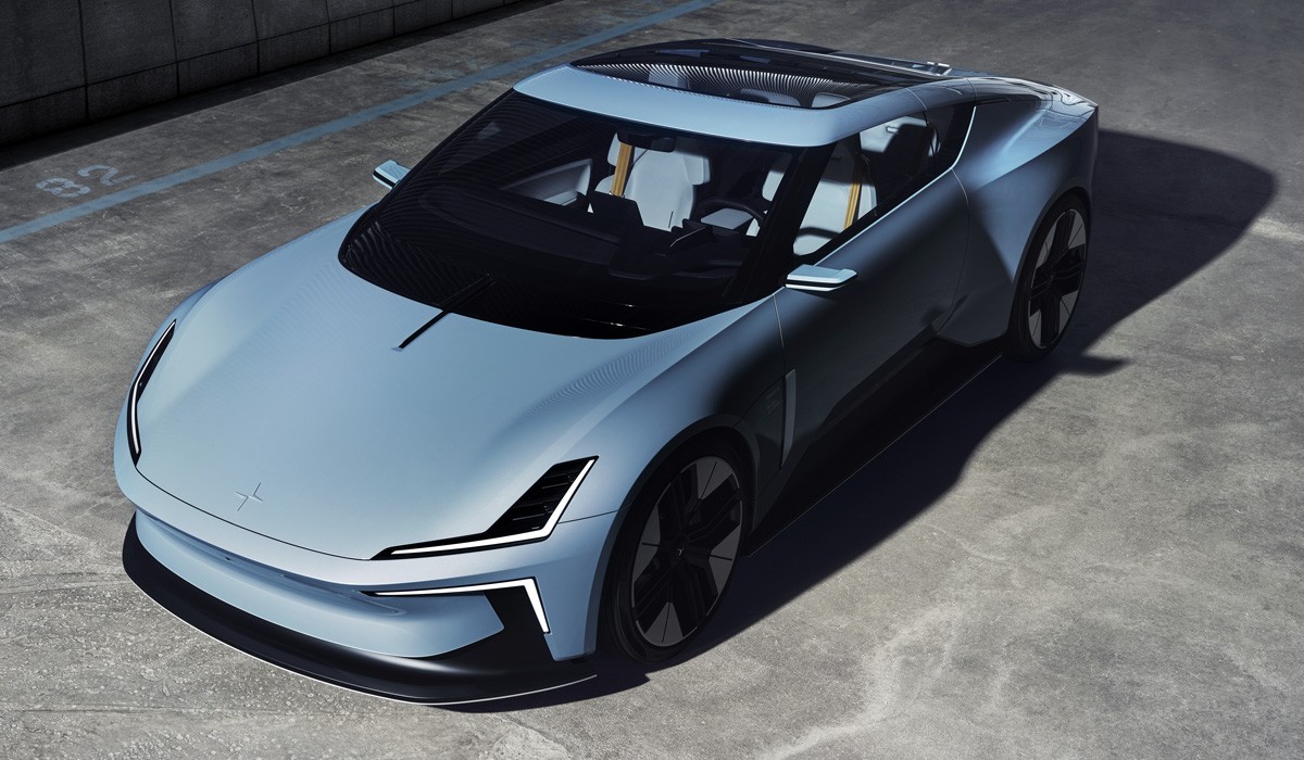 Спорткар Polestar O2 — со стеклянной крышей и квадрокоптером Спорткар Polestar O2 — со стеклянной крышей и квадрокоптером