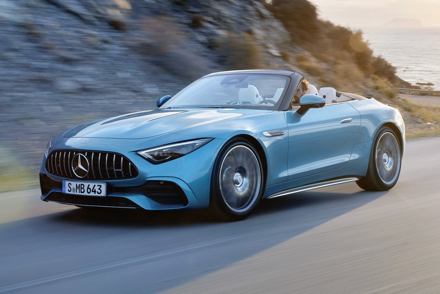 Новый Mercedes-AMG SL: базовая версия с четырьмя цилиндрами