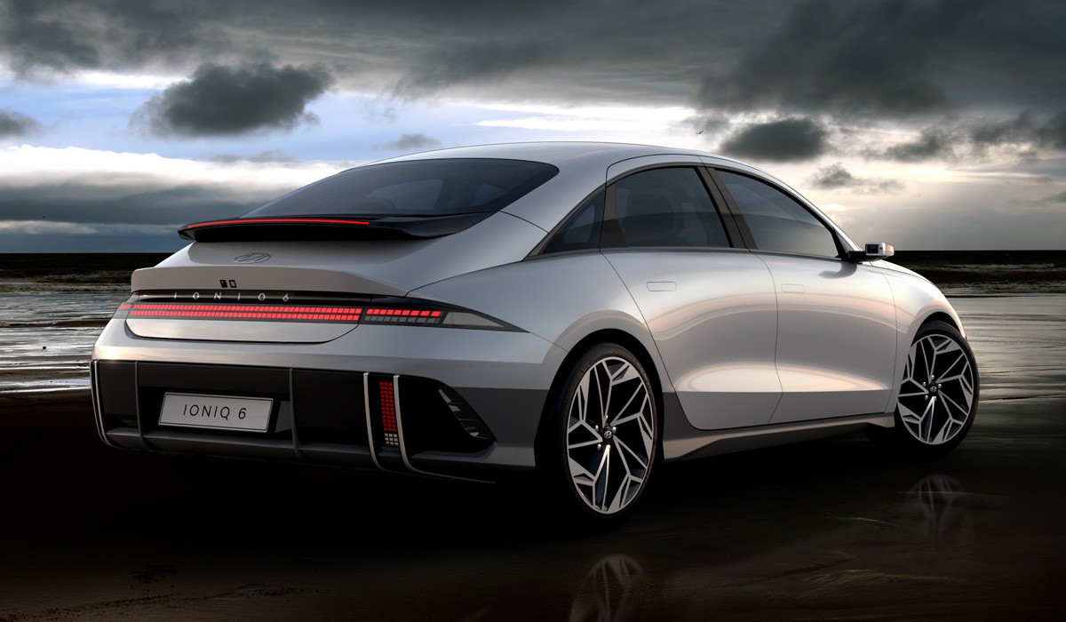 Электрический стримлайнер: рассекречен седан Hyundai Ioniq 6