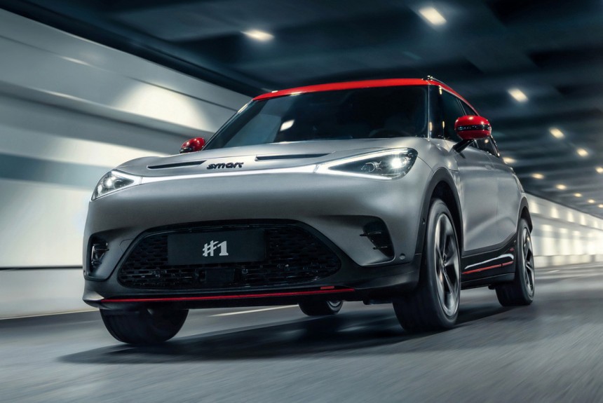 Новый smart #1 Brabus: первый полноприводный