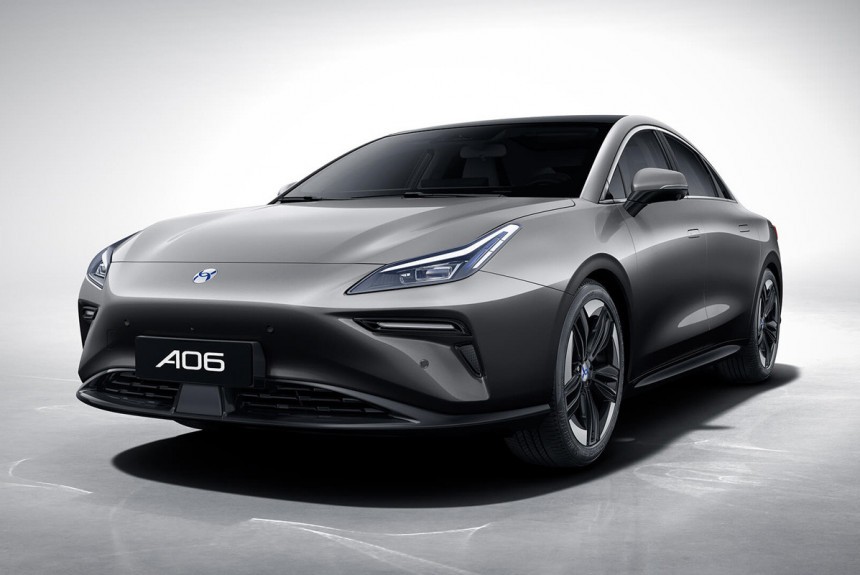 Электрический седан Hycan A06 стал третьей моделью в гамме