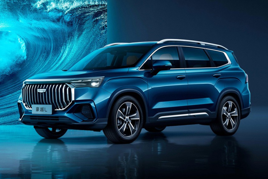Семиместный кроссовер Geely Haoyue L: мощнее и престижнее