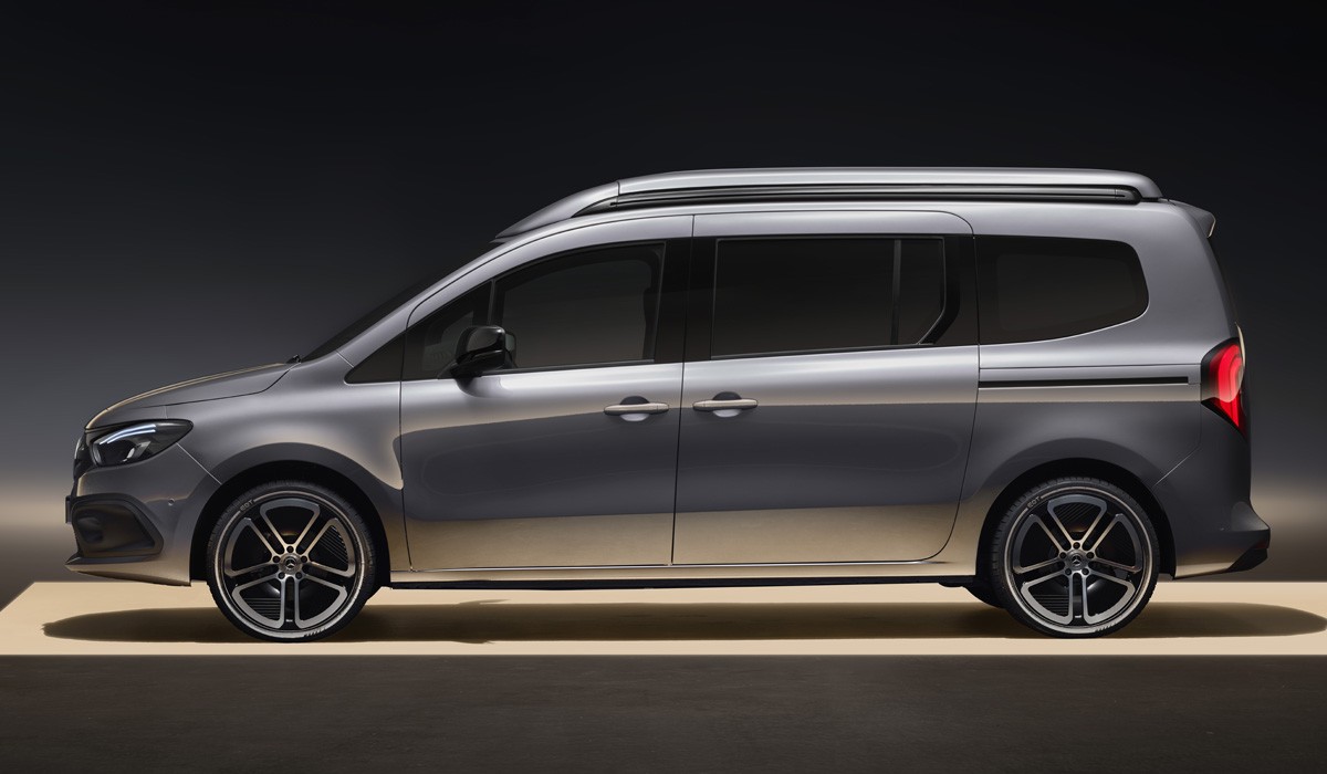 Электрический Mercedes-Benz EQT дебютировал в виде автокемпера Электрический Mercedes-Benz EQT дебютировал в виде автокемпера