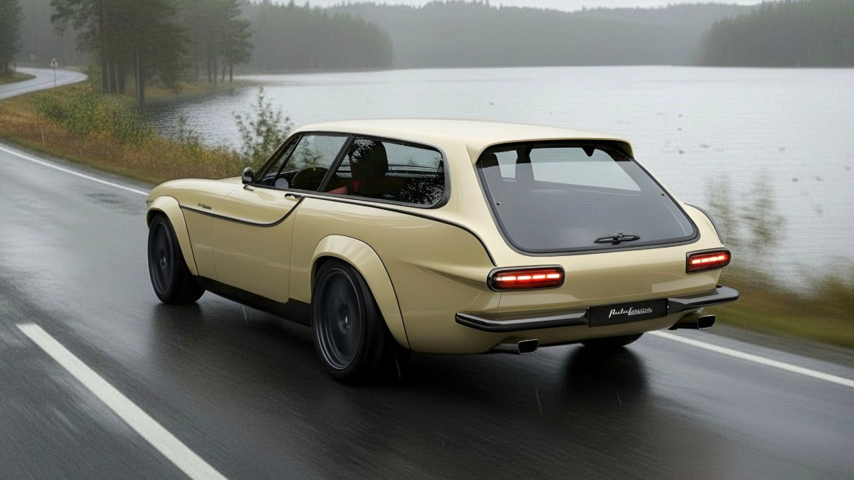 Трехдверный универсал Volvo P1800 ES вернулся в виде рестомода