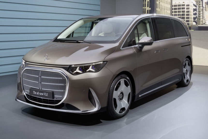 Представлен роскошный электровэн Mercedes-Benz VLE