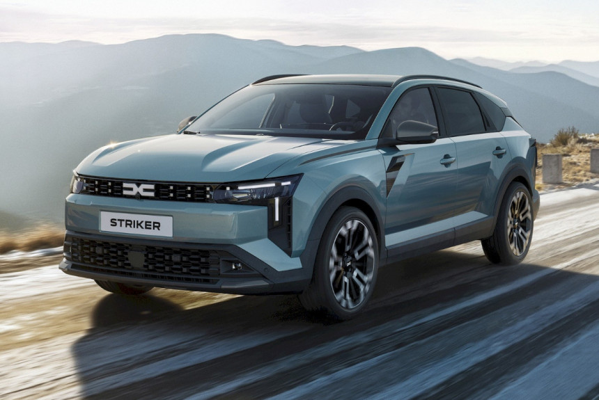 Показан среднеразмерный универсал Dacia Striker