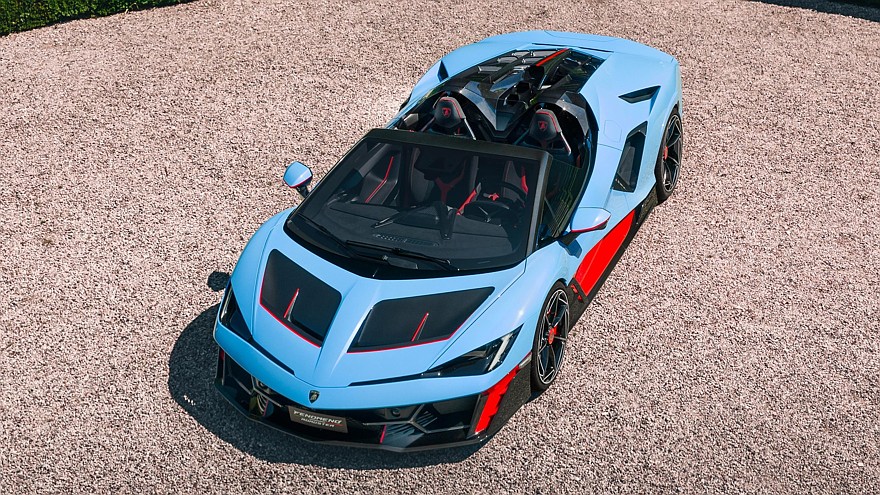 Lamborghini Fenomeno Roadster: космическая цена, ревущий V12 и никакой защиты от дождя