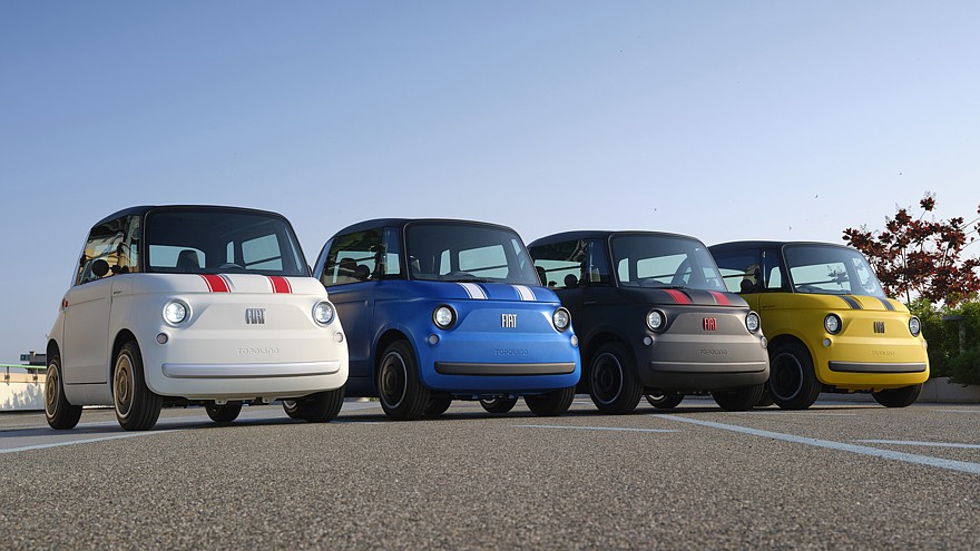 Fiat подготовил спецверсию Topolino Sport и концепт Multiplina
