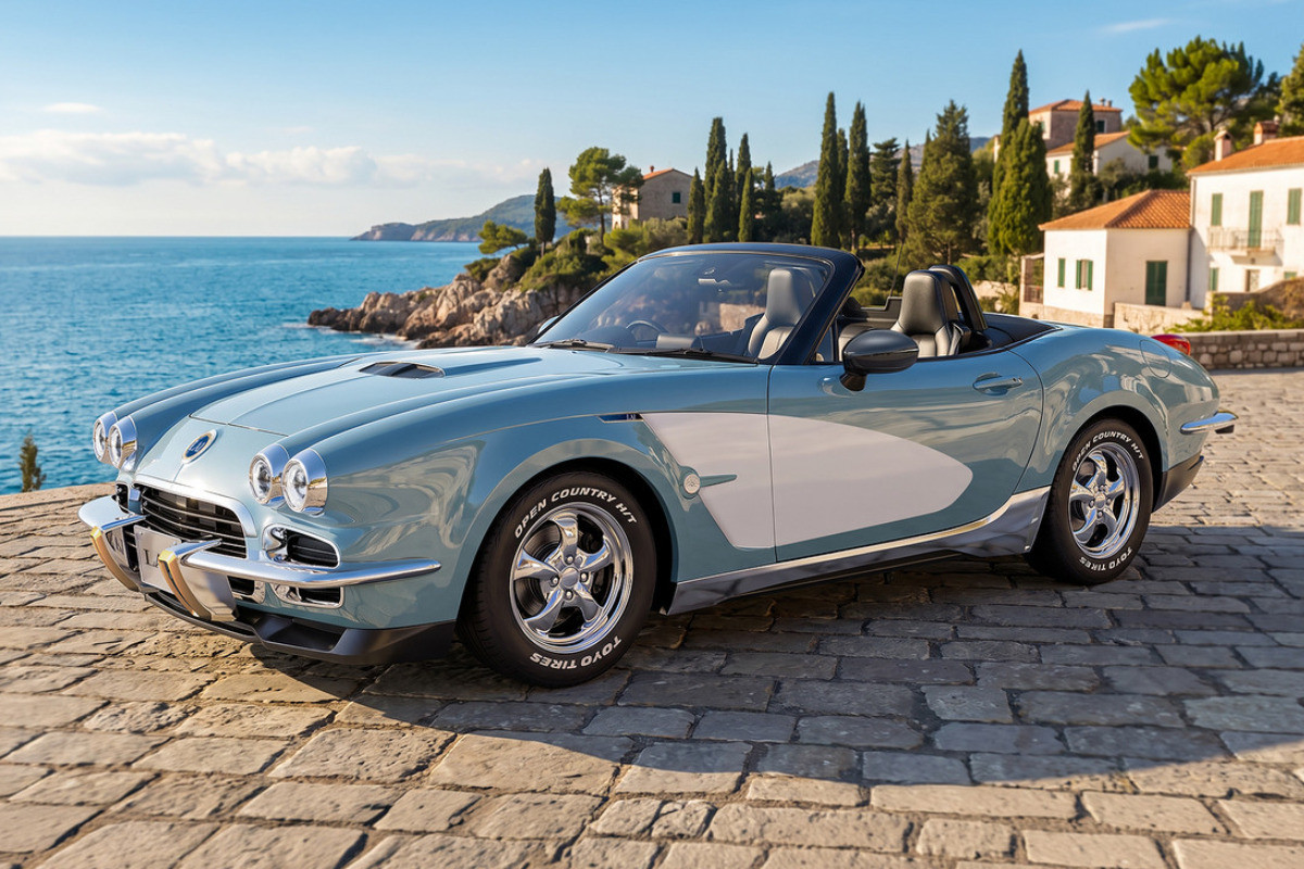Mazda MX-5 станет родстером Mitsuoka LA1 в стиле Chevrolet Corvette C1