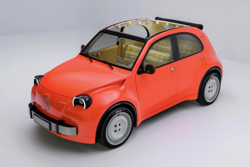 Концепутальный Citroen 2CV: &laquo;гадкий утенок&raquo; на электротяге